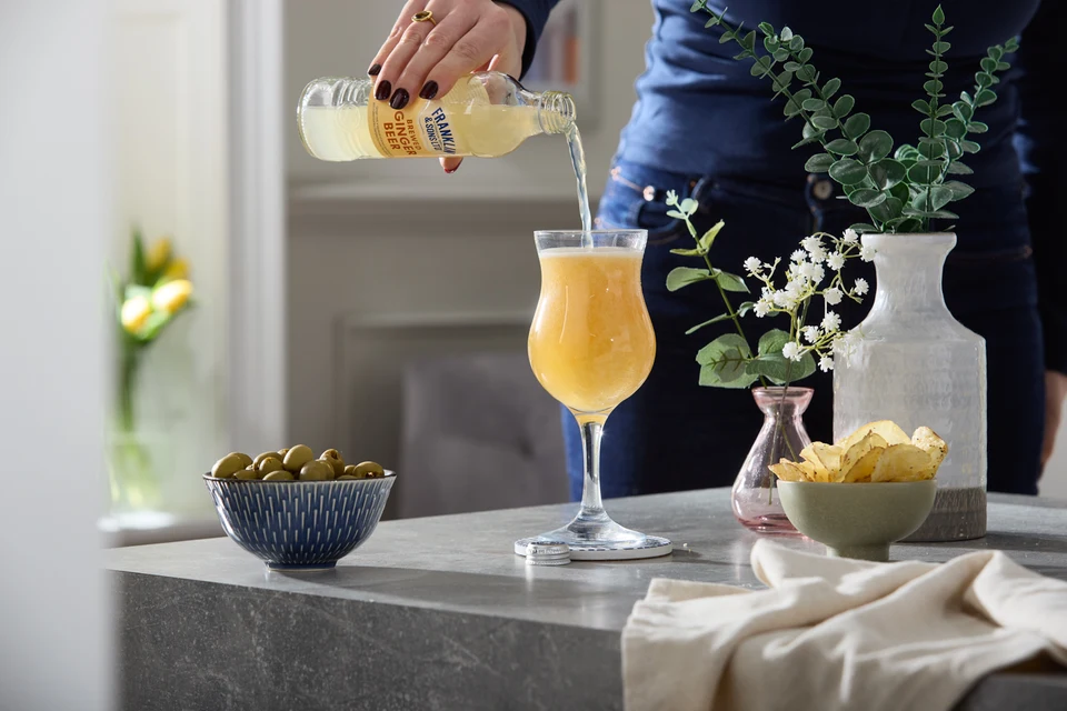 Oficiální lifestyle fotografie produktu F&S limonáda Bezinka 0,275l.