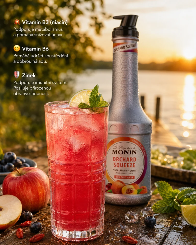 Monin refresher Apple Berry Boost 1l