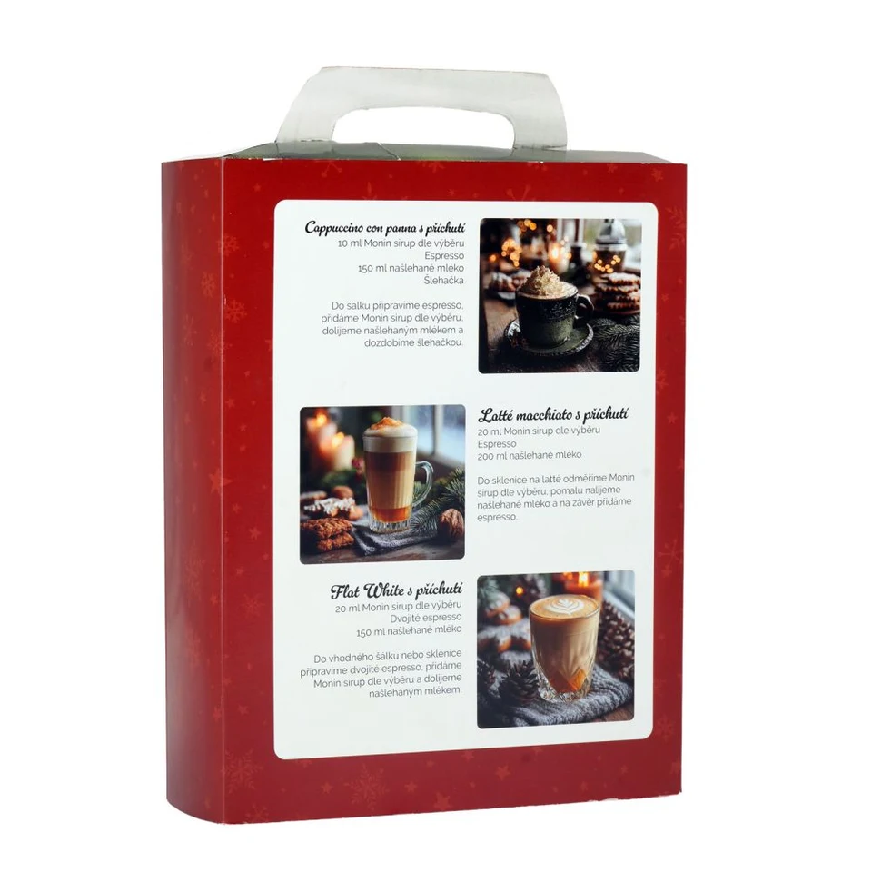 ŠŤASTNÉ A VESELÉ Monin box 3x0,25l Coffee III