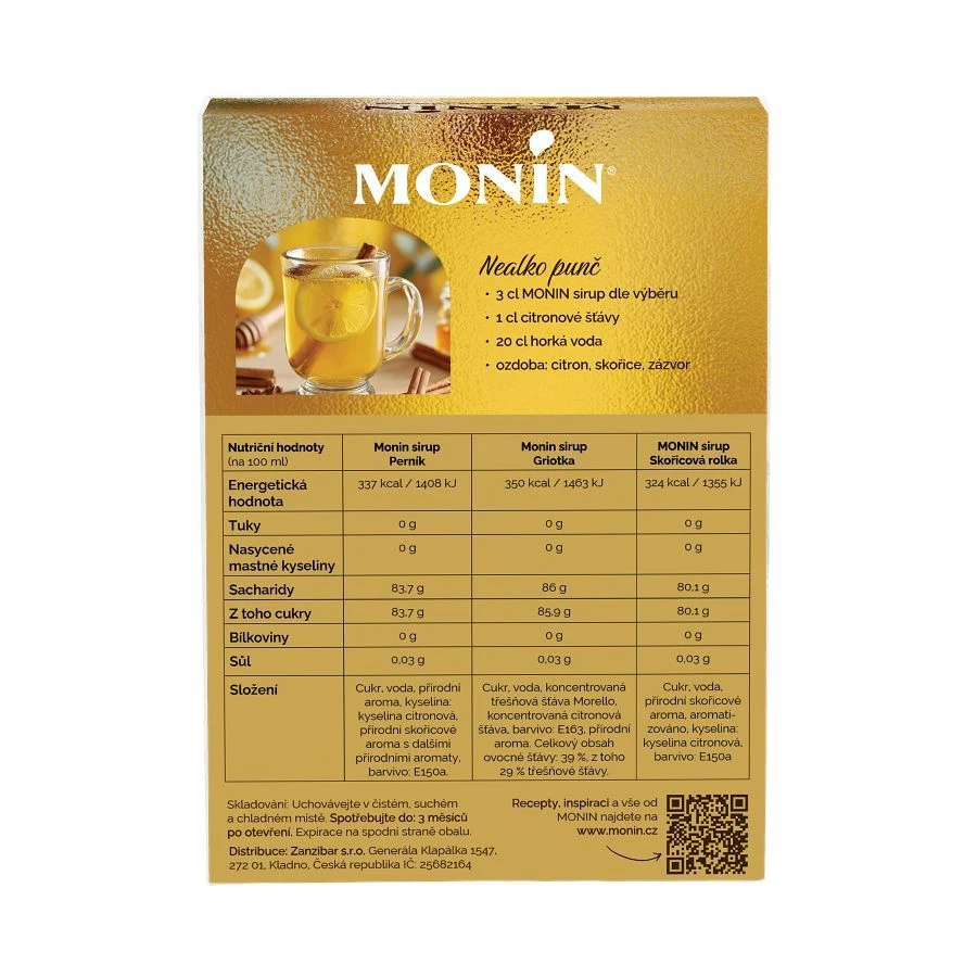 Monin set 3x5cl Punch