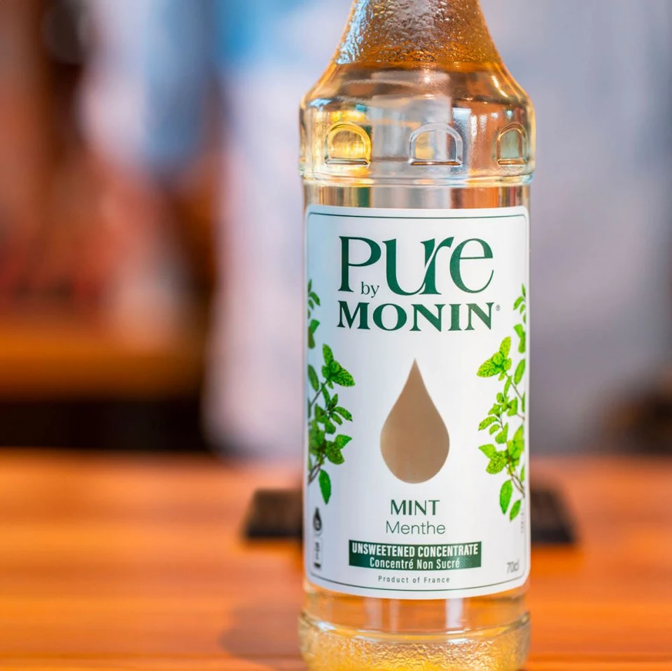 Monin PURE koncentrát Máta 0,7l