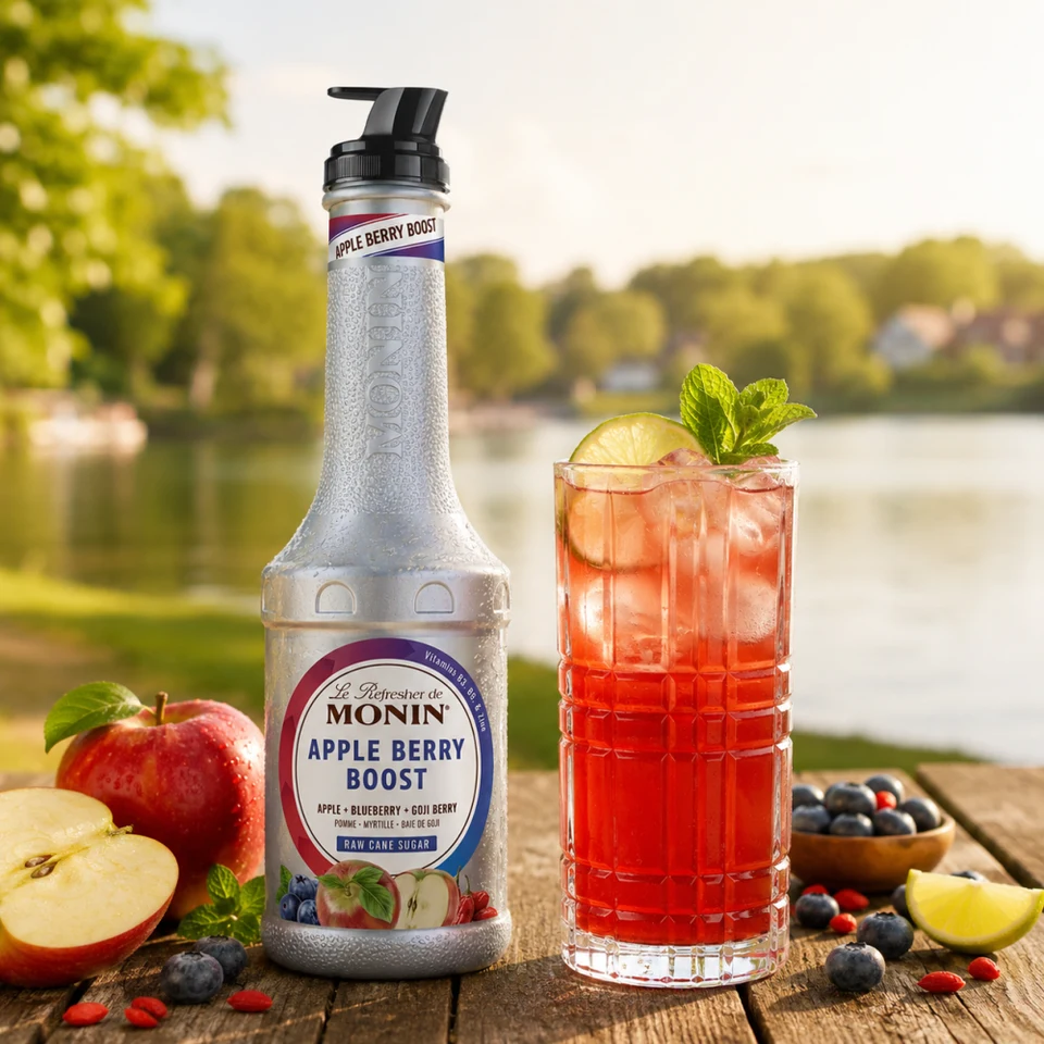 Monin refresher Apple Berry Boost 1l