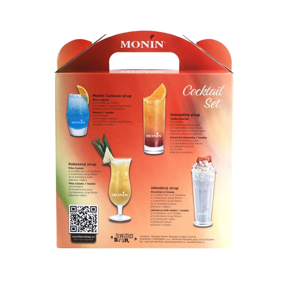 Monin box 4x0,25l Cocktail