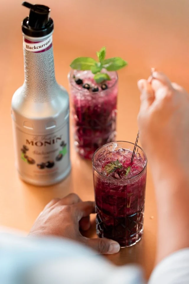 Monin pyré Rybíz černý 1l