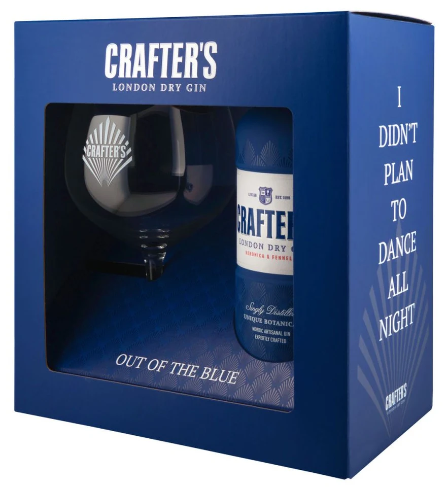 Gift box Crafter's London Dry Gin 0,7L 43%