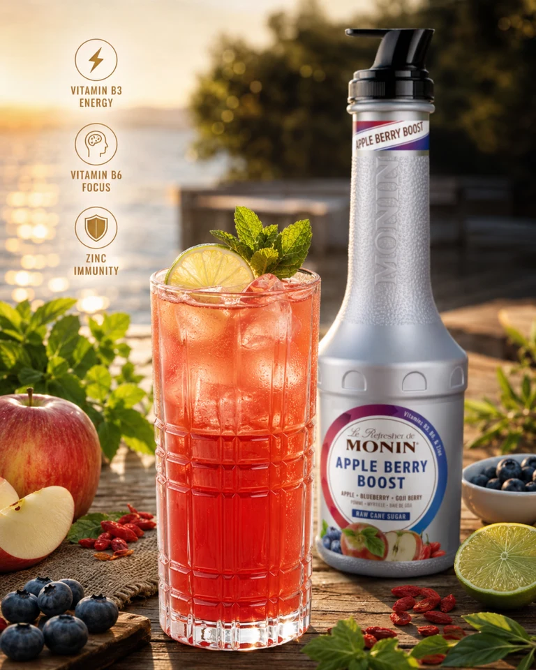 Monin refresher Apple Berry Boost 1l