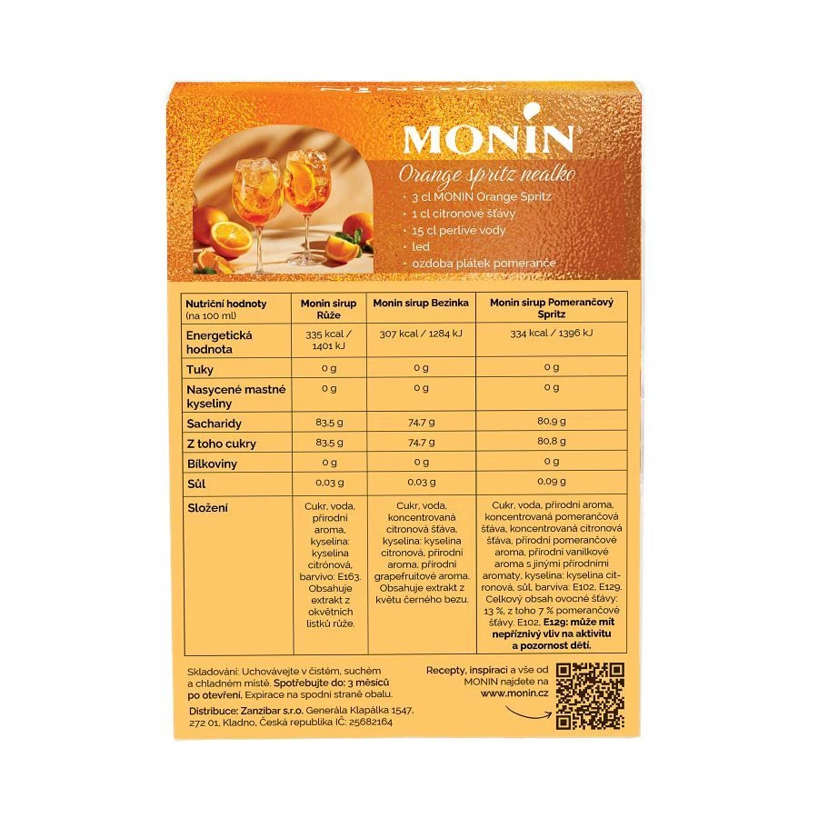 Monin set 3x5cl Spritz