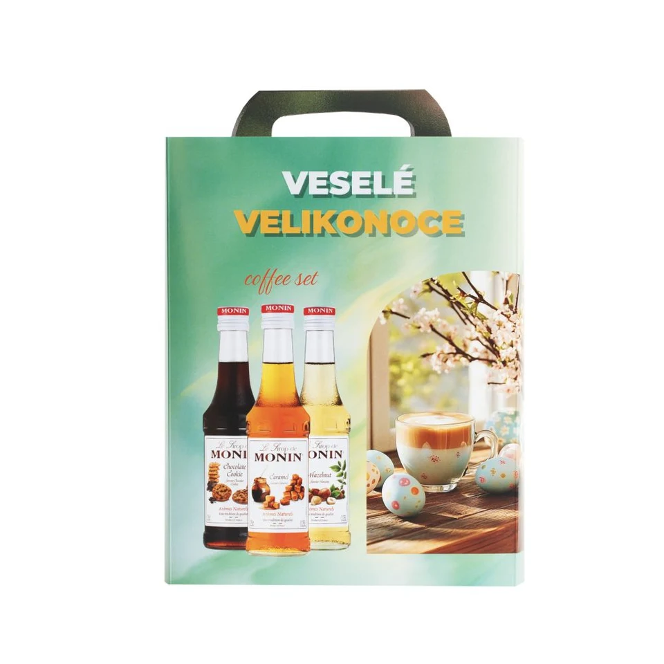 Monin box 3x0,25l Coffee Veselé Velikonoce