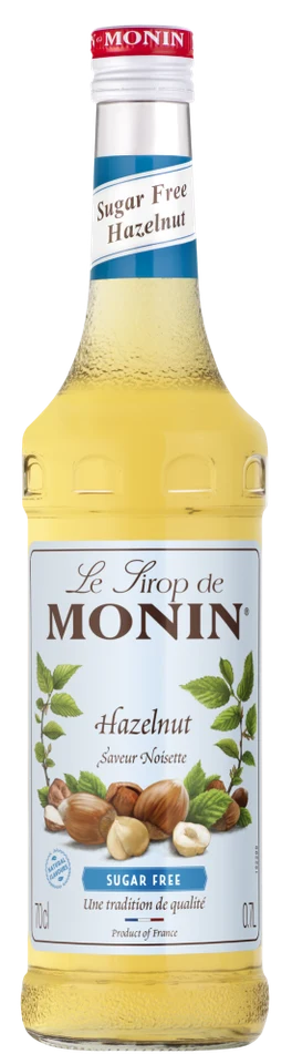 Monin sirup s náhradním sladidlem Lískový oříšek 0,7l