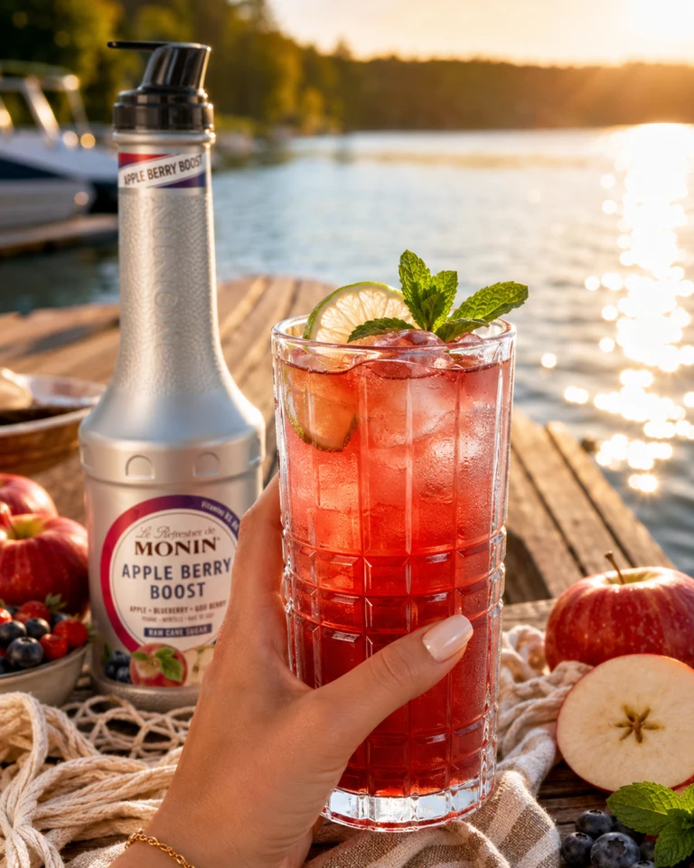 Monin refresher Apple Berry Boost 1l