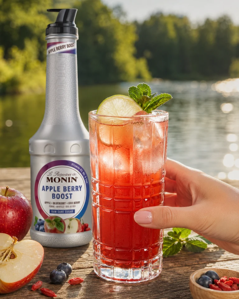 Monin refresher Apple Berry Boost 1l