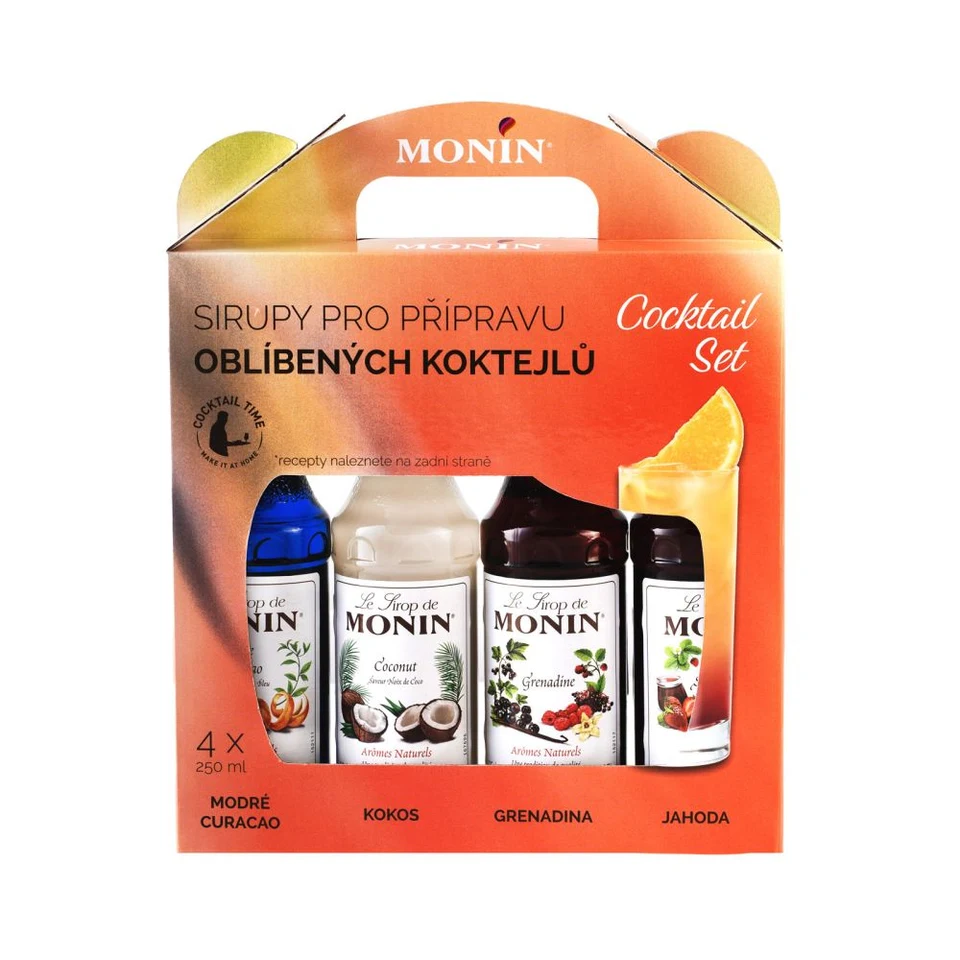 Monin box 4x0,25l Cocktail