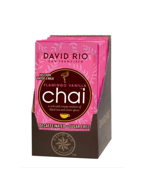 David Rio Flamingo Vanilla sugar free, decaf sáčky 12x18g