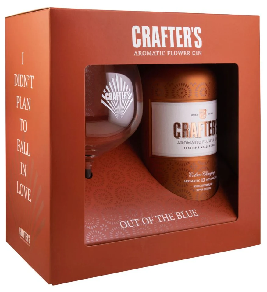 Crafter´s Gin Aromatic Flower 44,3% Gift Box 0,7l