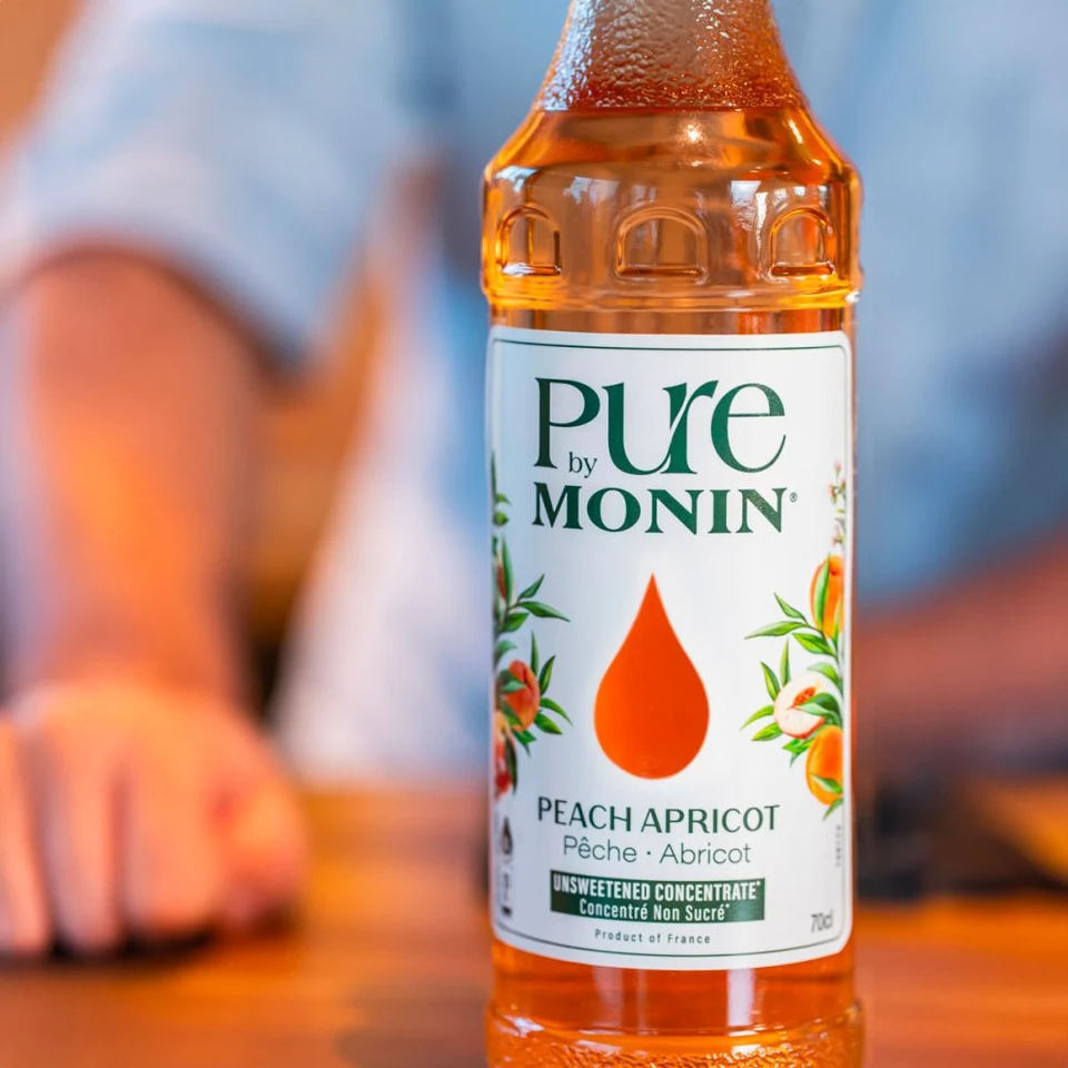 Monin pure koncentrát Broskev & Meruňka 0,7l