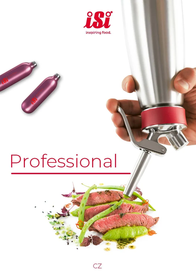 První strana katalogu iSi Professional katalog CZ